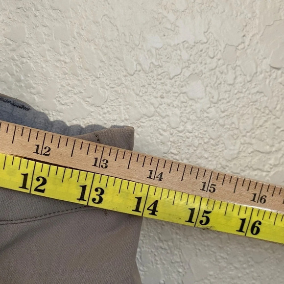 Patagonia Womens Ski hiking Pants Size 8 beige khaki green‎ with suspenders - Picture 15 of 16